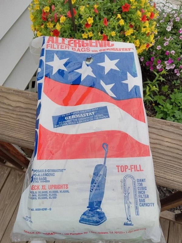 ORECK XL Commercial Vacuum Bags Filter Bags PK80009 XL Upright Vacuum 10 NEW