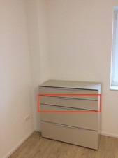 Wave Furniture Master Bedroom Type 54633 Dresser Drawer with Handle (in Macchiato)