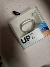 Jawbone UP2 Wireless Activity and Sleep Tracker, Classic Flat Strap - Silver