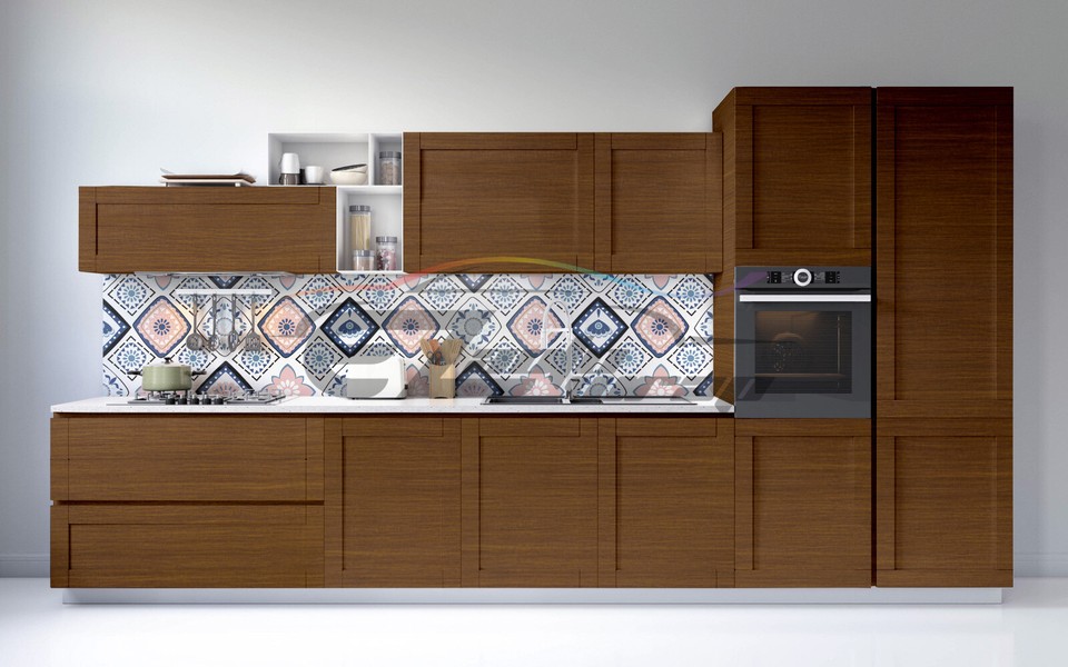Oak Wood Grain Texture Vinyl Wrap Film Sticker For Furniture, Cabinets & Car Interior Trim
