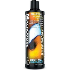 Brightwell Aquatics Macrovore 500mL Liquid Food for LPS Coral Invertebrates Fish
