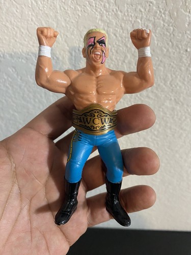 Galoob Sting Wrestling Action Figure WCW with Cham...