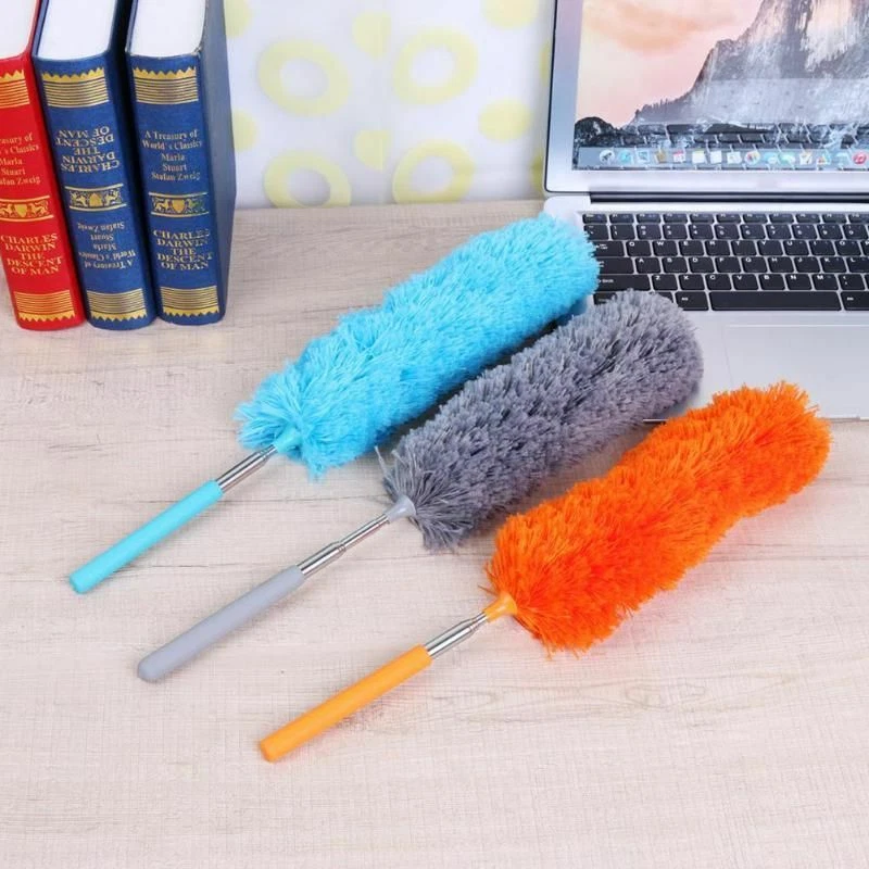 Anti Static Duster Cleaning Brush Soft Dust Cleaner Extending Handle Home  Office