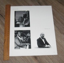 JAZZ FILES Mary Lou Williams BILLY TAYLOR Teddy Wilson original ONE page PHOTO