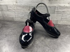 Bloch Tap Ballet Dance Shoes Youth Girls Kids 1 N Narrow Black Patent Leather