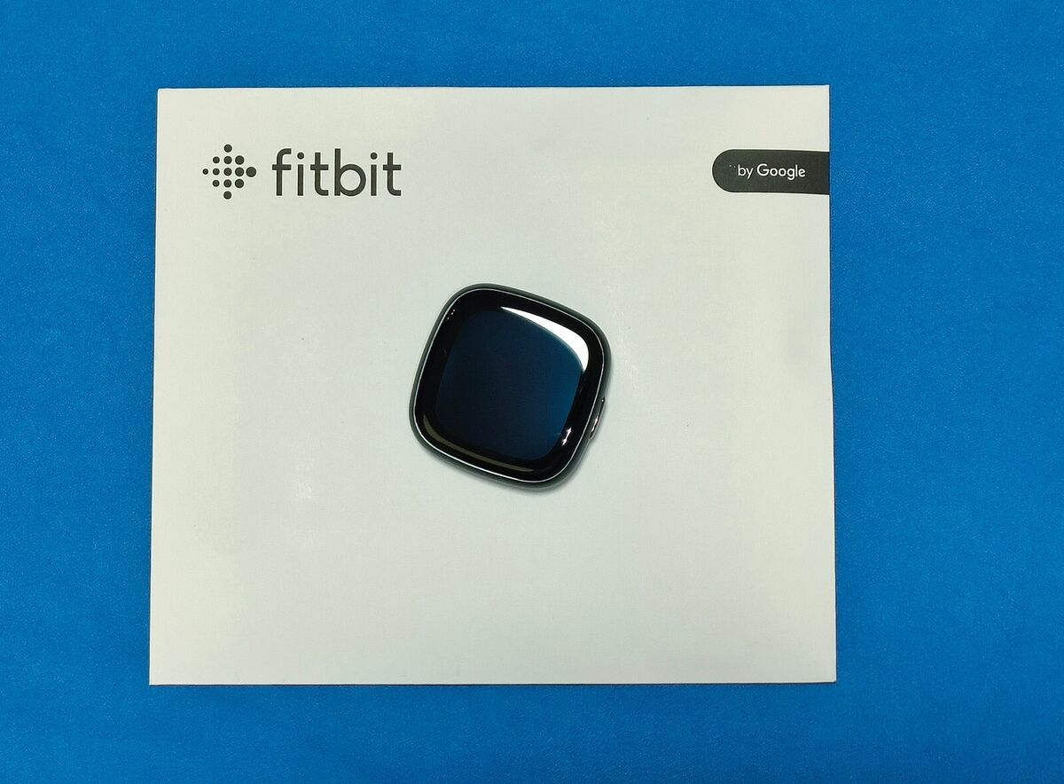 New Fitbit Versa 4 Black / Graphite /Aluminium PEBBLE ONLY "