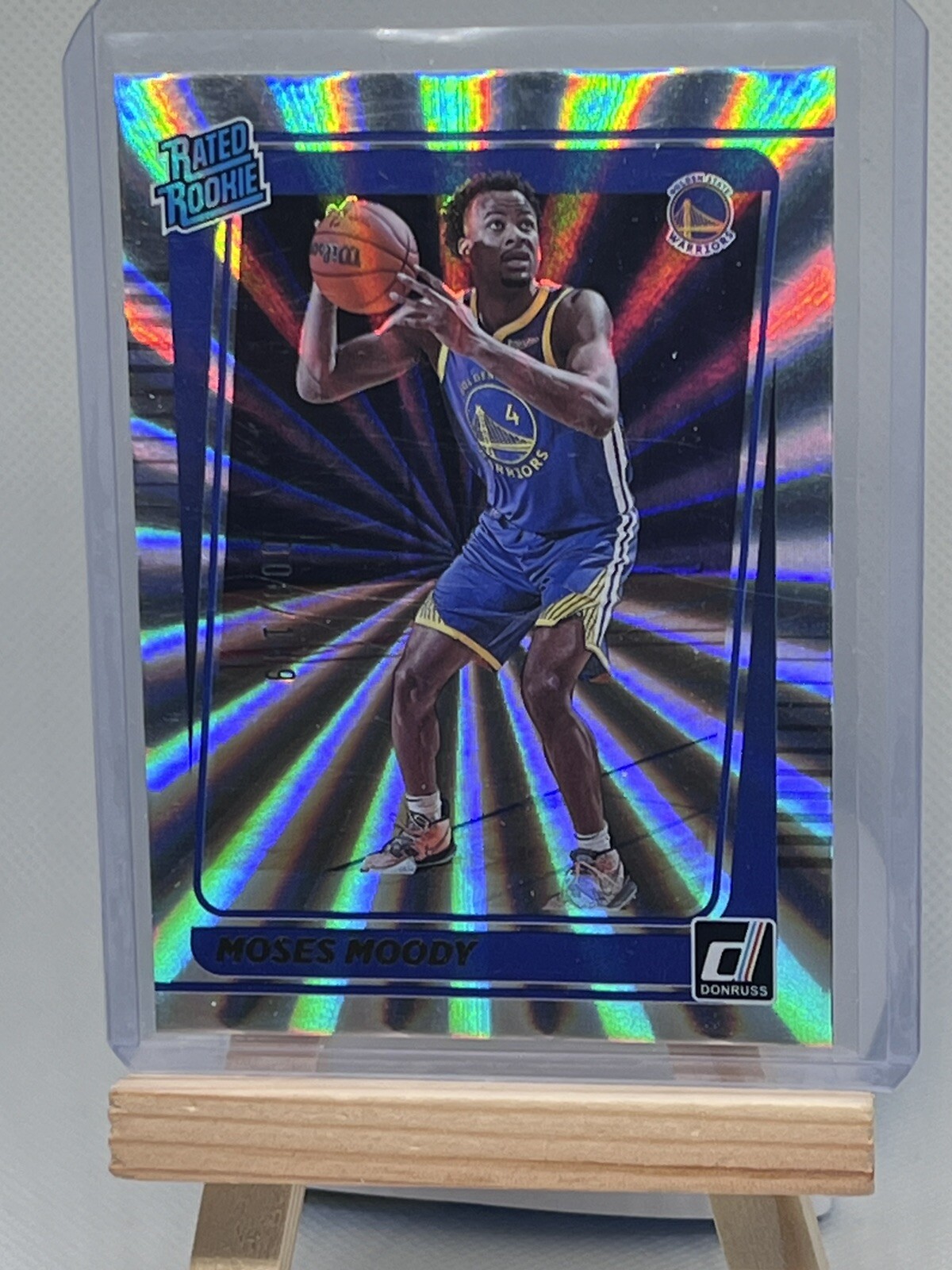 2021-22 Donruss Holo Laser Moses Moody #234 Rated Rookie /149 RC