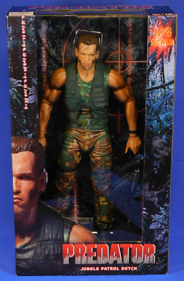 PREDATOR JUNGLE PATROL DUTCH 1:4 SCALE FIGURE NECA REEL TOYS