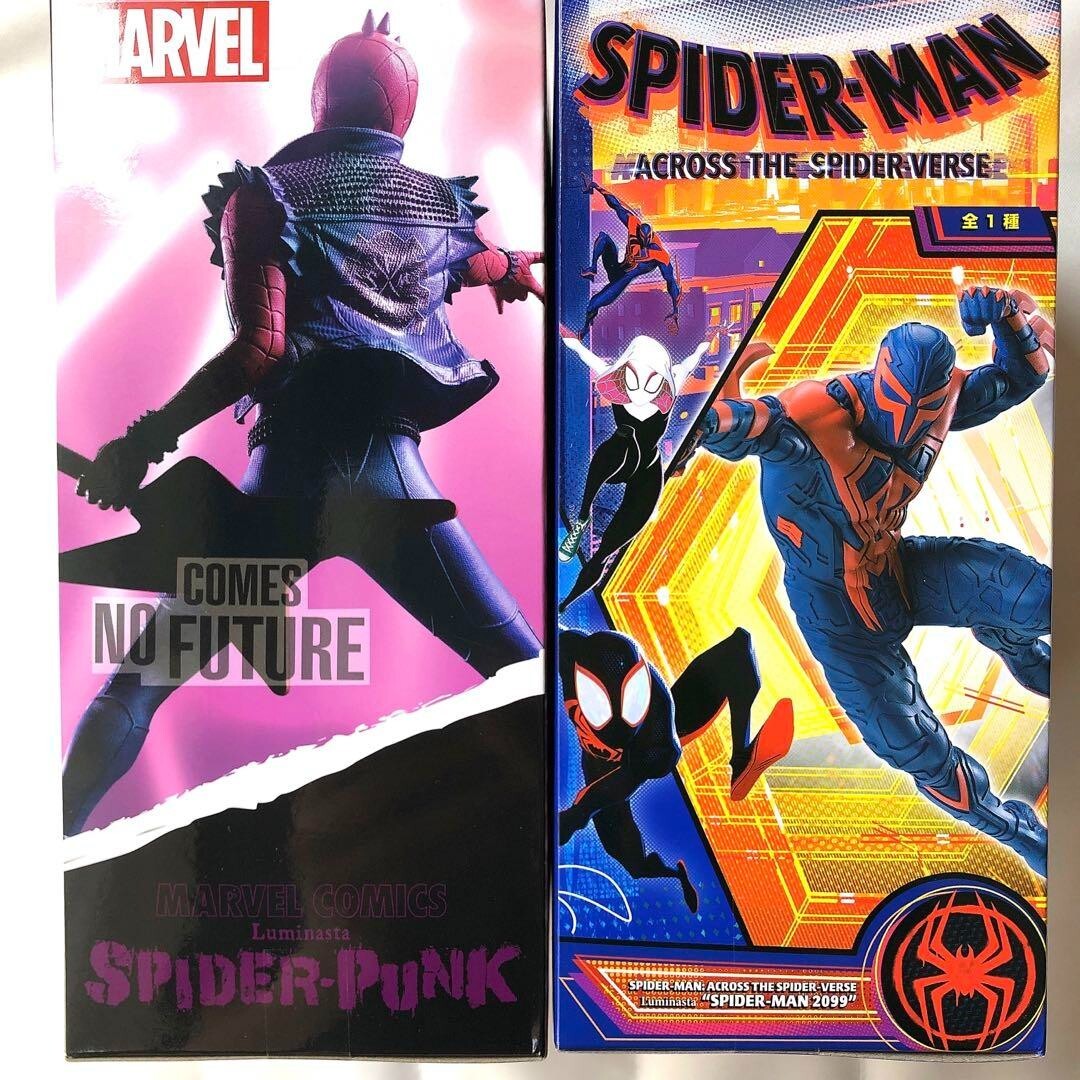 Luminasta “Spiderpunk” SPIDER-MAN 2099 Figure Set of 2 | eBay