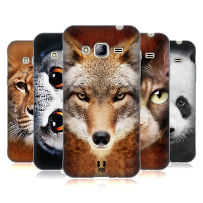 HEAD CASE DESIGNS ANIMAL FACES SOFT GEL CASE FOR SAMSUNG PHONES 3