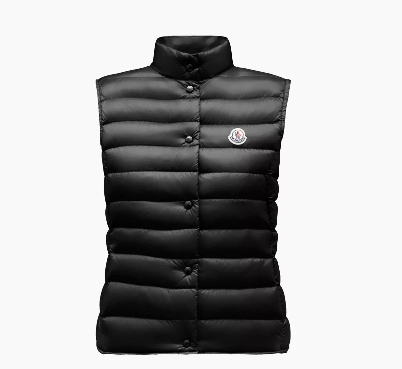 Moncler — NEW Moncler Liane Puffer Vest in Black Size 3  #DC579