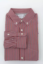 NWT Brunello Cucinelli Men's "Loose Fit" Candy Stripe Button-Down Shirt M A232