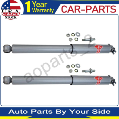 使用済みKYB Gas-a-just シルバーリアサスペンション KYB Gas-A-Just Monotube Shocks Rear Pair for 1978-1981 Oldsmobile