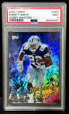 2000 TOPPS FOOTBALL EMMITT SMITH HOBBY MASTERS GRADED MINT 9 PSA DALLAS HM7