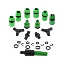 Garden Hose Connector Hose Fitting Set For Garden Hose Faucet Connections Green