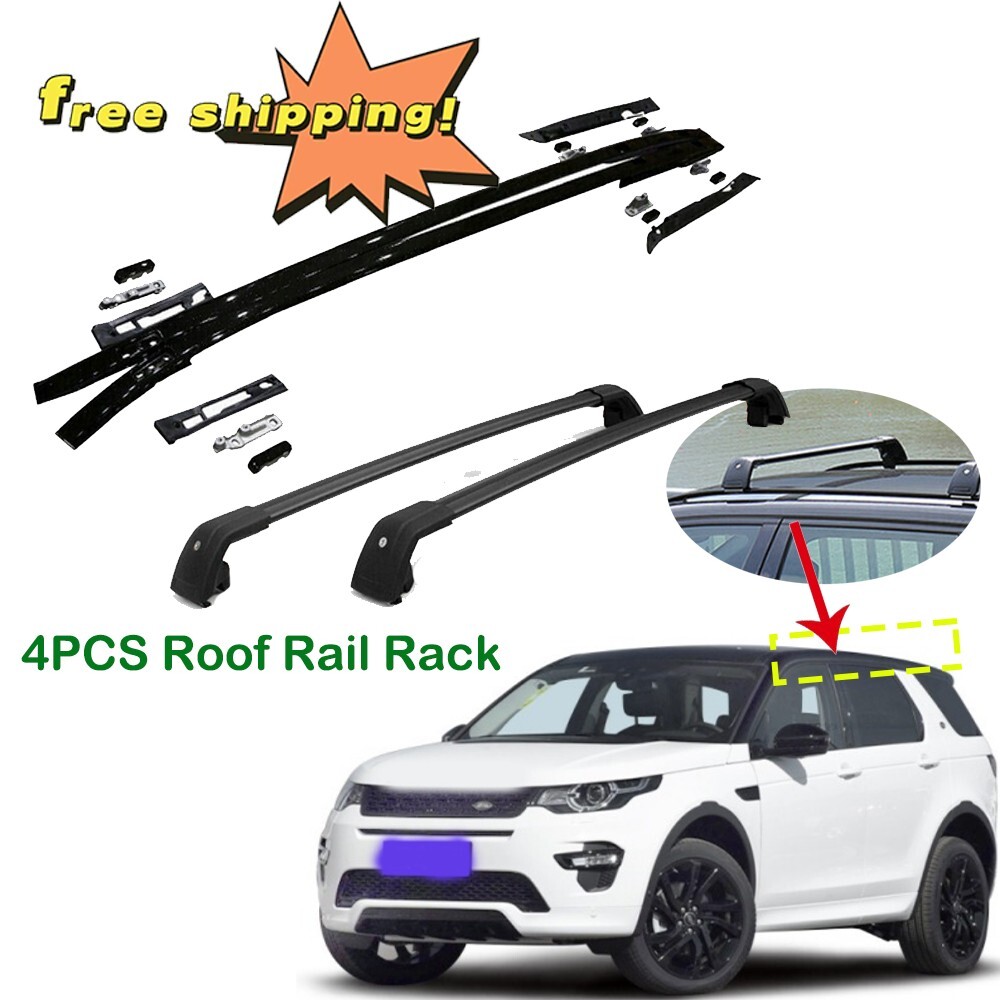 4PCS Roof Rack Rails Crossbar Fit for Land Rover Discovery Sport