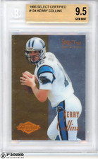 Kerry Collins RC BGS 9.5: 1995 Select Certified Rookie Card #134 POP 10
