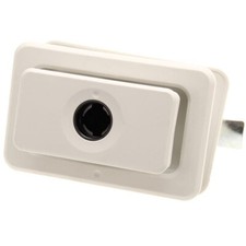 Chausson Motorhome Quadro Handle Rotary Lock in White