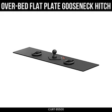 CURT Over Bed Gooseneck Hitch, Fixed Ball, 30K lbs GTW, 2-5/16 Ball, 65500