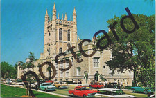 MEMORIAL TOWER & STUDENT UNION BLDG, Univ of Missouri, Columbia, postcard jj408