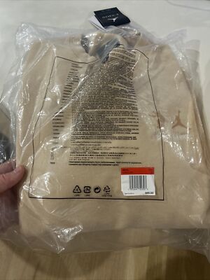 Air Jordan x Union Crew Sweatshirt White Onyx DJ9522-268 Size