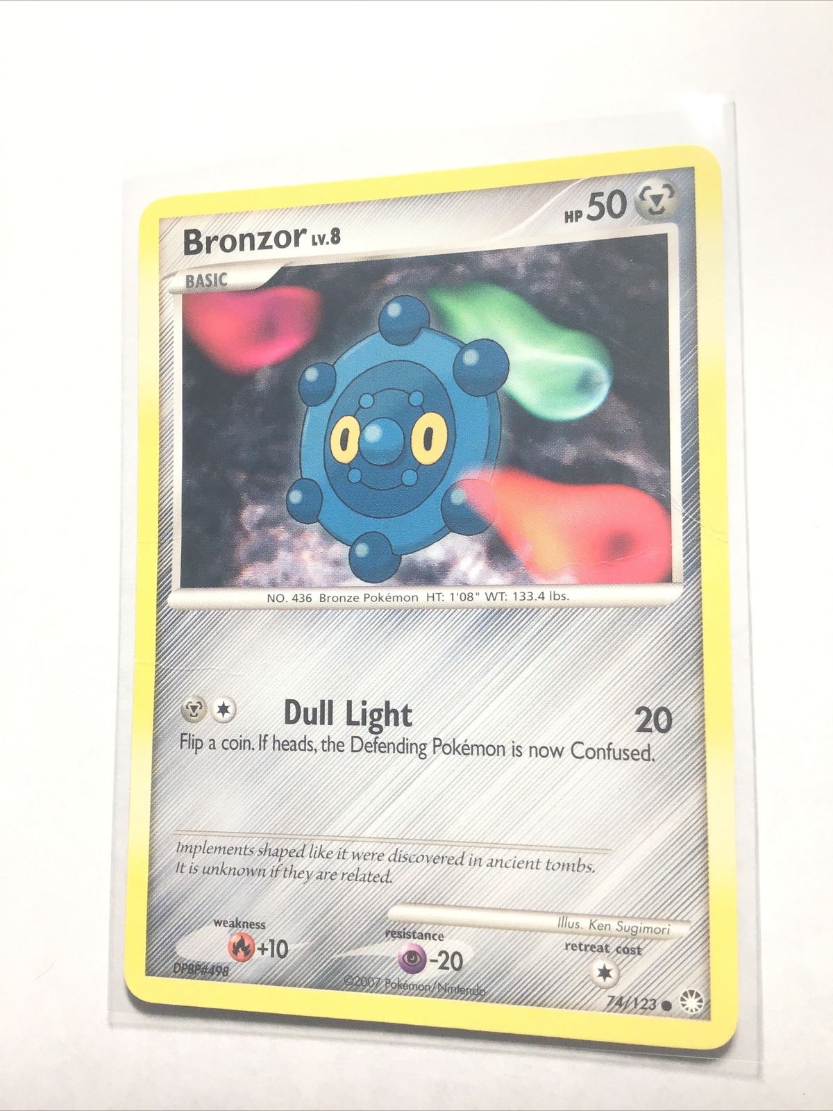 BRONZOR - 74/123 - Mysterious Treasures - Pokemon Card - PL
