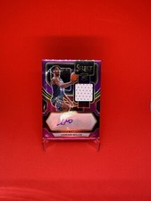 2023-24 Panini Select Leonard Miller Purple RC Auto Jersey Patch RPA 88/99 