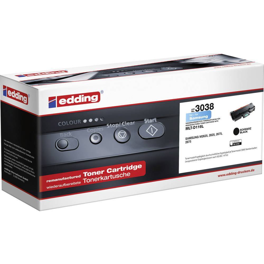 Тонер для струйной печати Samsung MLT-D116S MLT-D116L Kompatibel Schwarz 3000 шт 6790₽