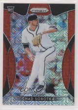 2019 Panini Prizm Tier III Red Mojo Prizm 61/299 Chad Sobotka #283 2u3