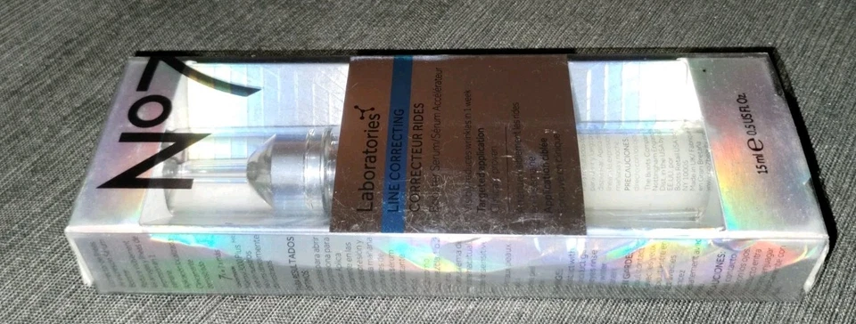 No7 Laboratories Line Correcting Booster Serum, 0.5oz/15ml ~ NEW & Sealed - Image 4 of 4