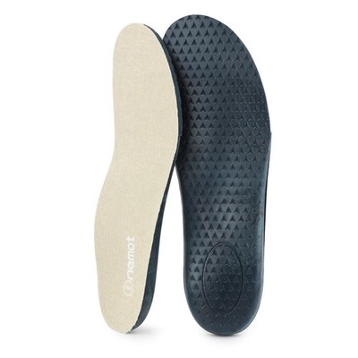 riemot men's terry sockless insole with cushioning for work, running