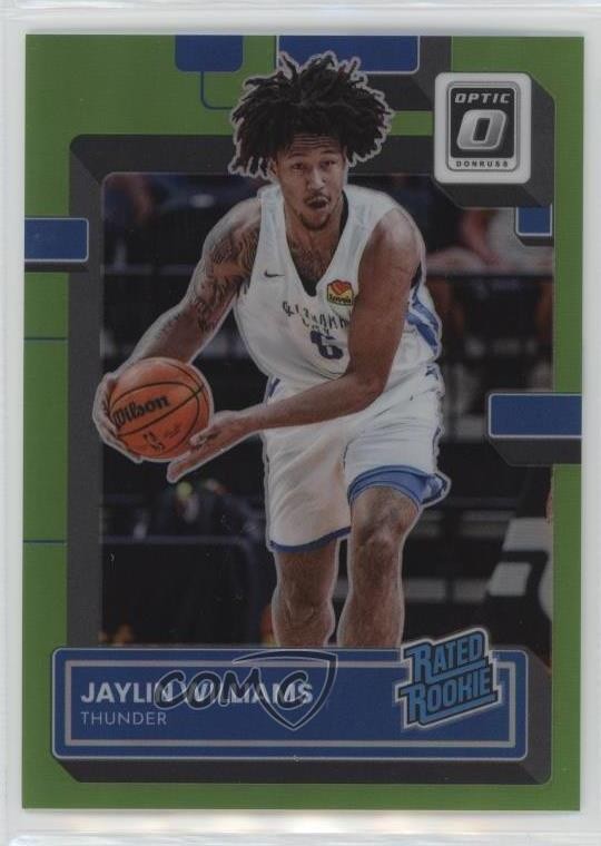 2022 Donruss Optic Rated Lime Green Prizm 58/149 Jaylin Williams Rookie RC 1i6e
