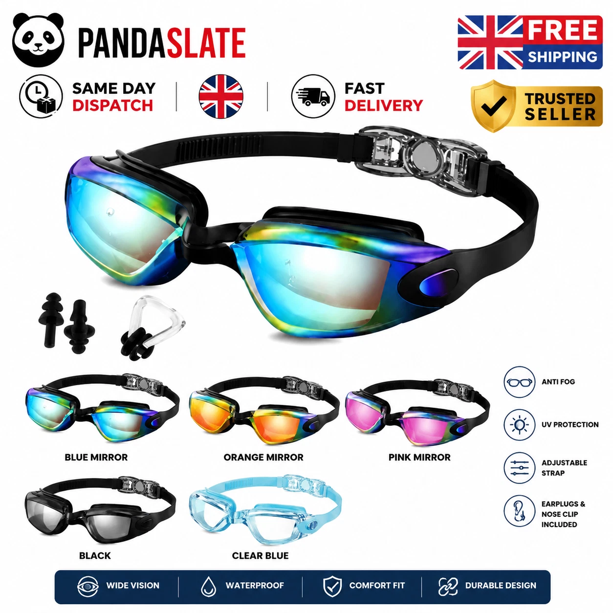Anti Fog Swimming Goggles