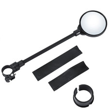 Bike Handlebar Mirror 2 Pack - Rotatable And Adjustable Wide Angle Rear View