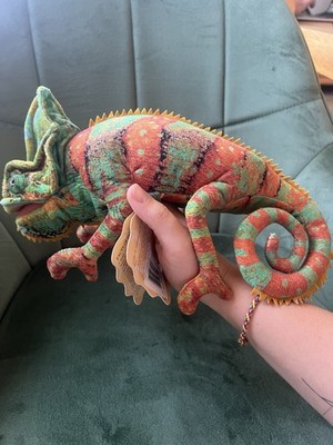 Folkmanis Small Chameleon Puppet 3153 Handpuppe  Kuscheltier Chamäleon **Neu**