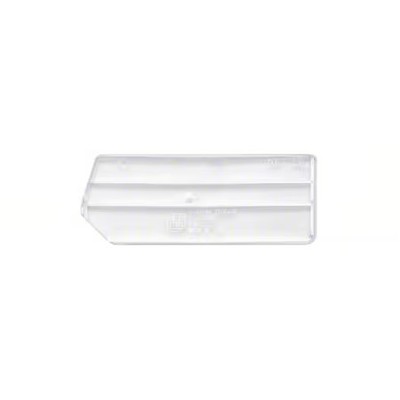 Quantum Storage Systems Dus220cl Plastic Bin Divider, Clear, 6 In L, 2 In H, 6
