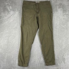 REI Co-op Trailsmith Jogger Pants Mens 36x34 Green Cotton Stretch Utility Hiking