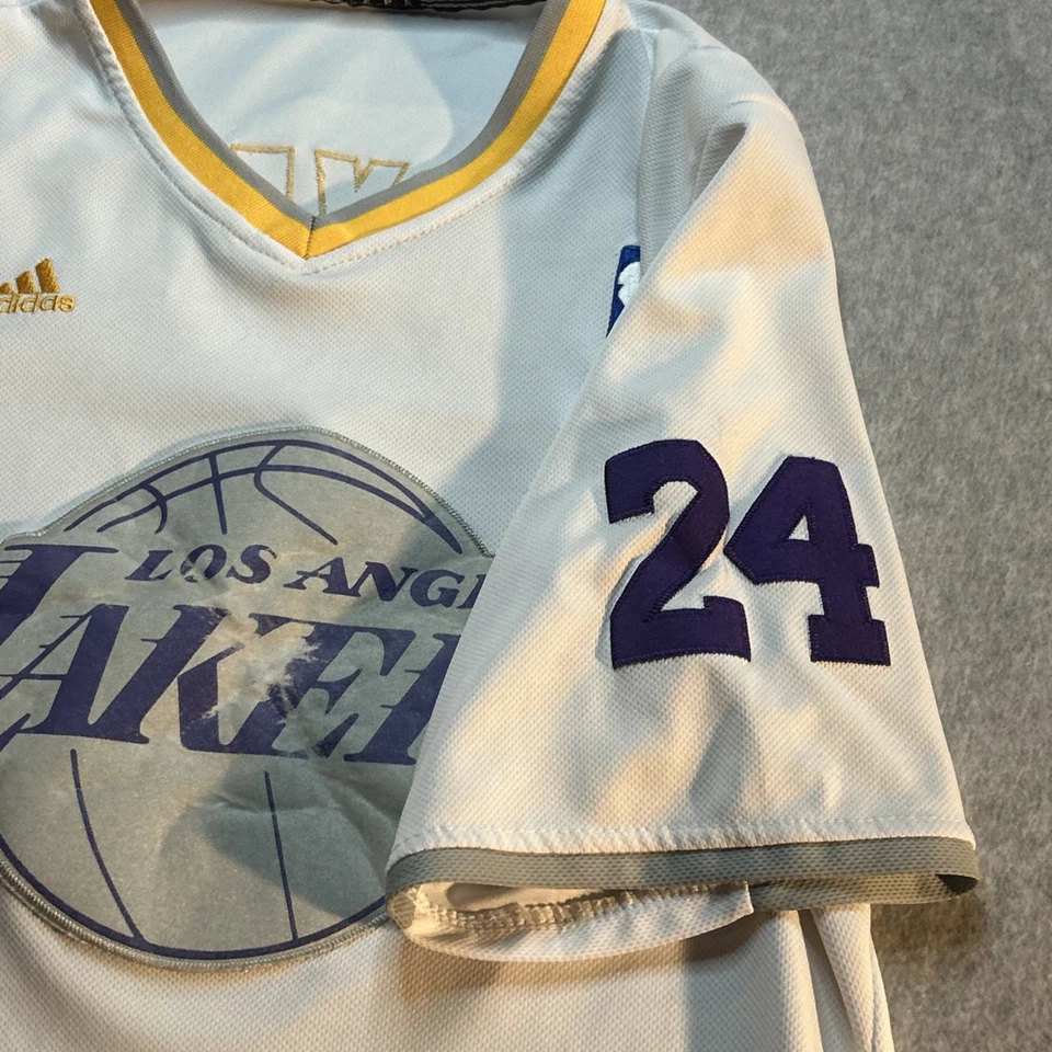Camiseta Adidas NBA Kobe Bryant Los Angeles Lakers Manga #24 - Para Hombre Pequeña S Foto 4 de 4