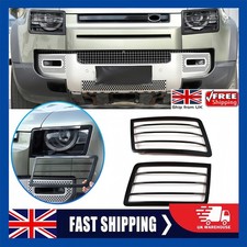Metal Headlight Protectors Cover Grille For Land Rover Defender L663 2020-2024