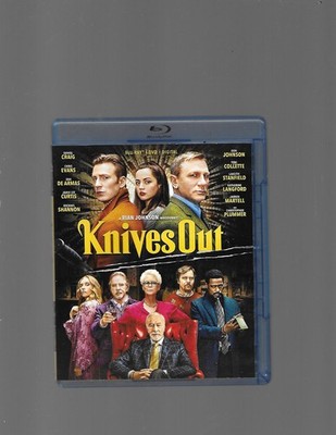 Knives Out (Blu-Ray + DVD, 2019) Daniel Craig  Chris Evans  Jamie Lee Curtis