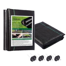 Weed Control Fabric Heavy Duty Ground Cover Membrane Sheet Garden Landscape Mat