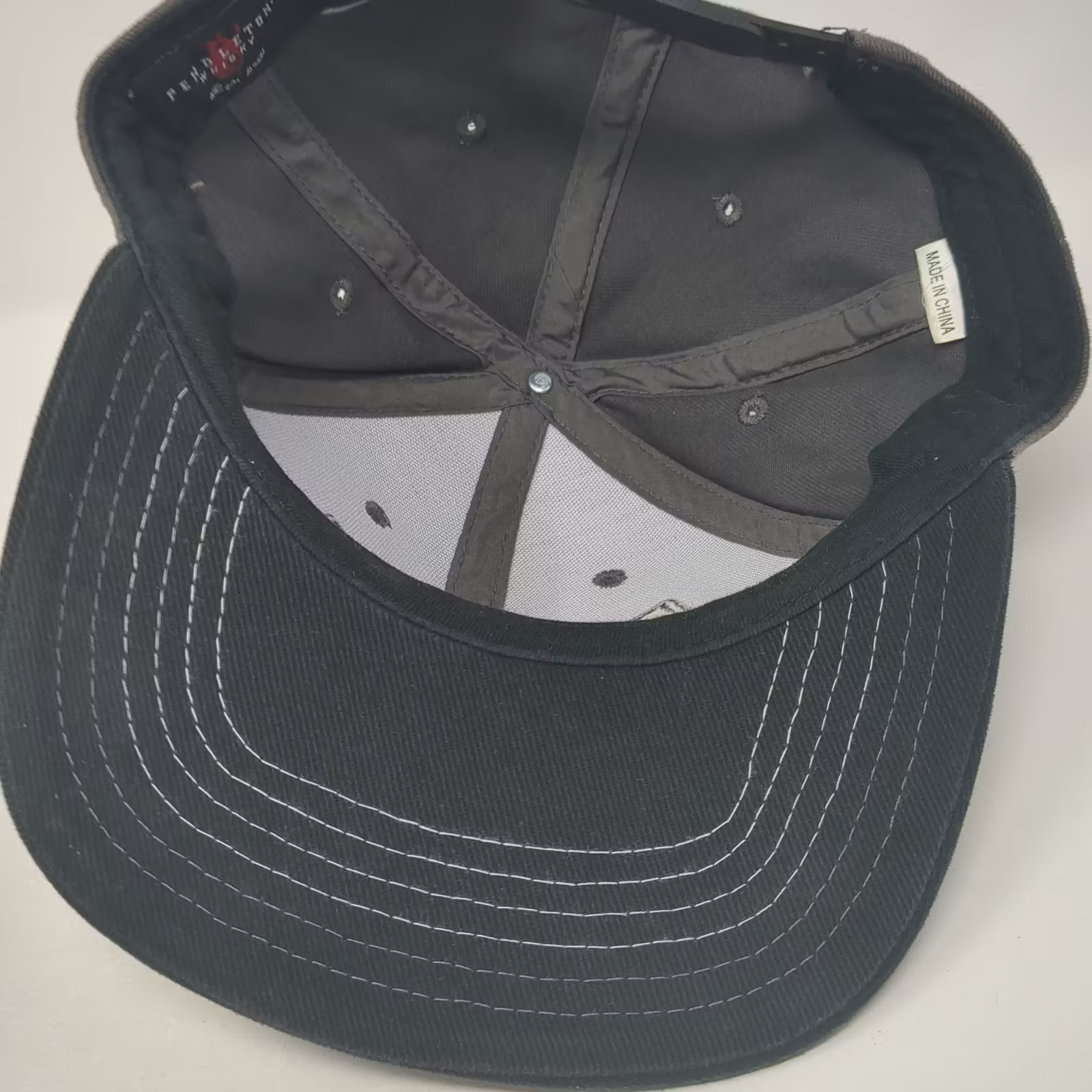 Pendleton Snapback Hat Gray Black OS Midnight Whi… - image 7