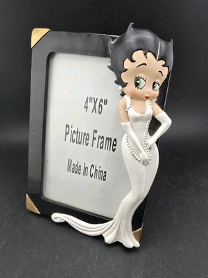 New 3D Black & White Betty Boop Lush Life Picture Frame  4x6''