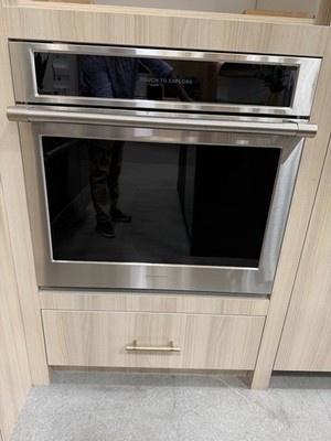 Monogram Statement ZTS90DPSNSS 30'' Convection Wall Oven Self Clean European Scan