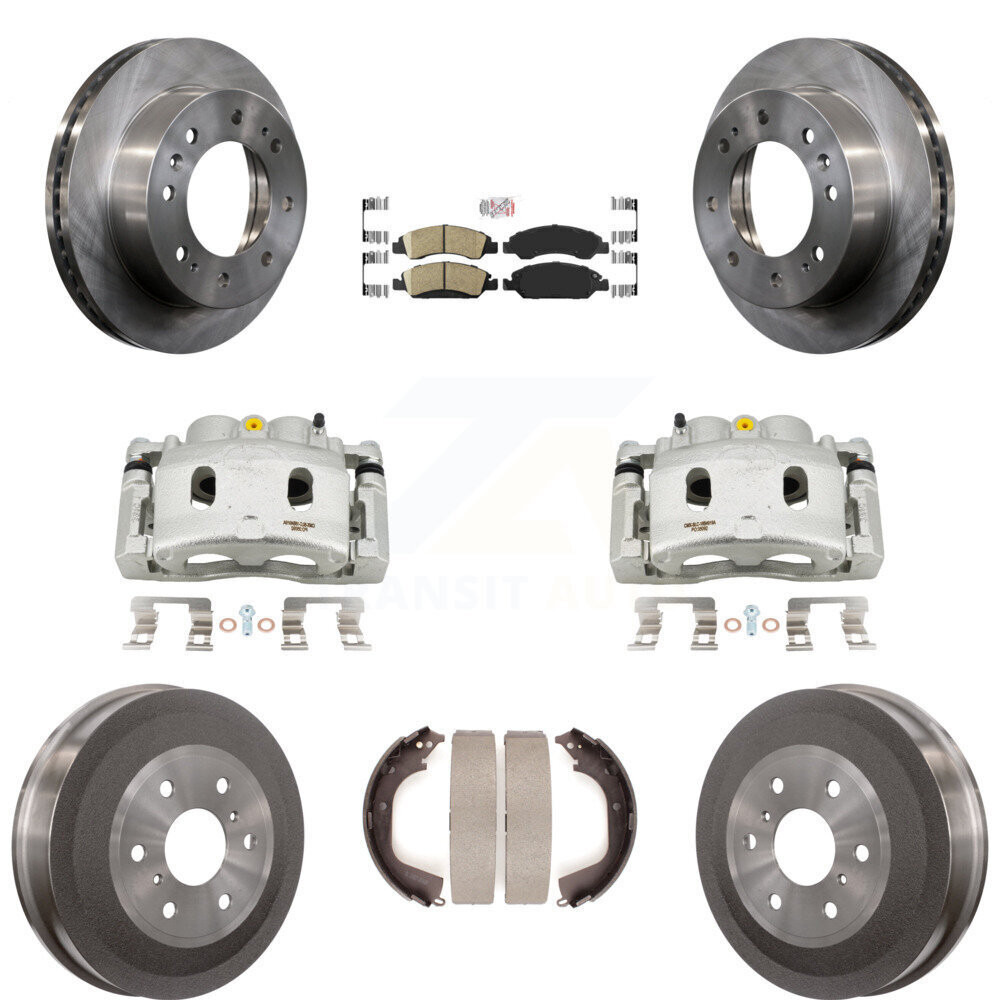 Brake Caliper Rotor Drum Ceramic Pad Kit Front & Rear For Chevrolet Silverado 1500 | High-Performance Braking System