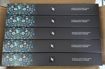Nespresso Stockholm Fortissio Lungo Dark Roast Coffee Pods 50 Ct BB:07/31/26