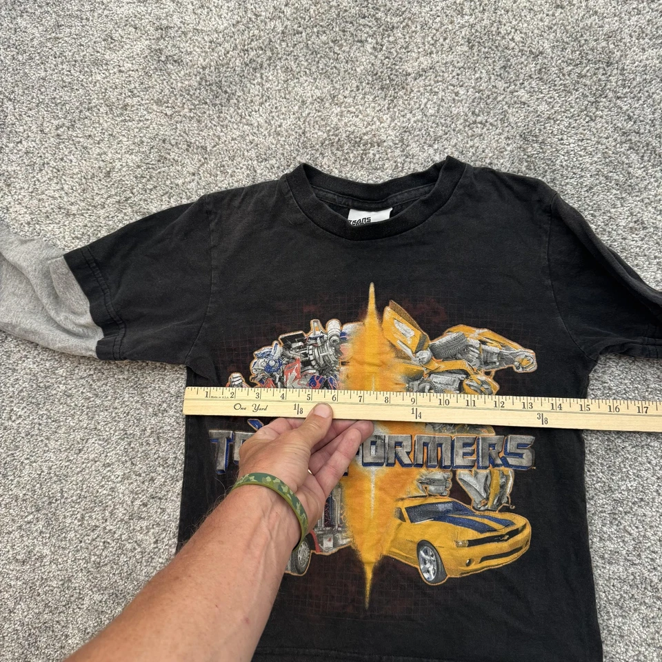 Camisa De Colección Y2K Transformers Juvenil Mediana 8-10 Optimus Bumblebee Niños Gráfico Foto 3 de 4