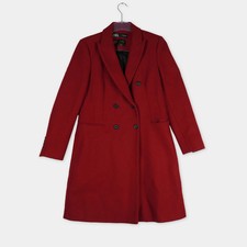 Zara Mantel für Damen Gr. M Rot Elegant Übe...