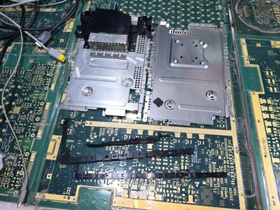 Nintendo Wii U WUP-101 (02) Inner Metal MB Plates & Black Trim ONLY-Clean-READ - Image 1 of 4