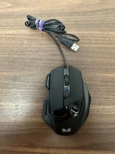 Monster USB Wired Gaming Mouse MNGM100B-BL Very Good